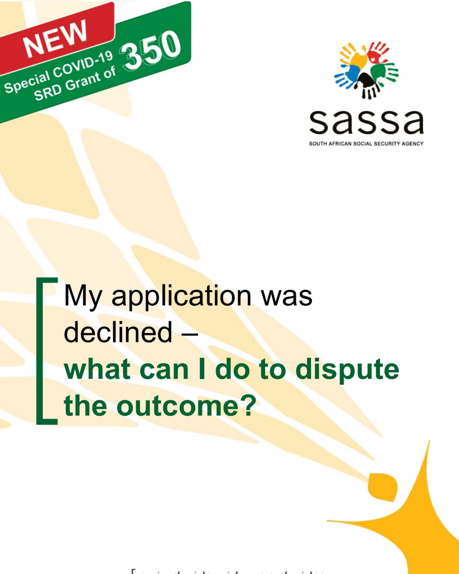 SASSA rejects your COVID-19 applications